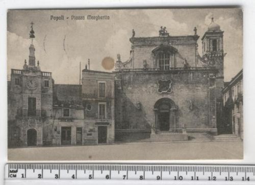 Cartolina abruzzo popoli - cartolina,