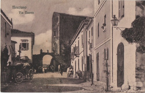 Cartolina nocciano via - cartolina,